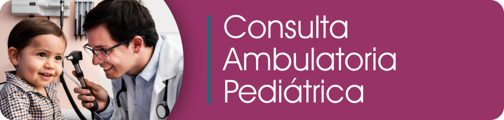 Banner Consulta Ambulatoria Pediátrica
